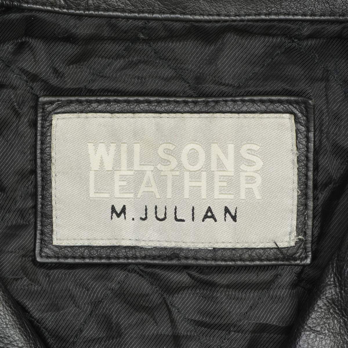 WILSONSLEATHER】M.JULIAN カーコートレザージャケット - メルカリ 