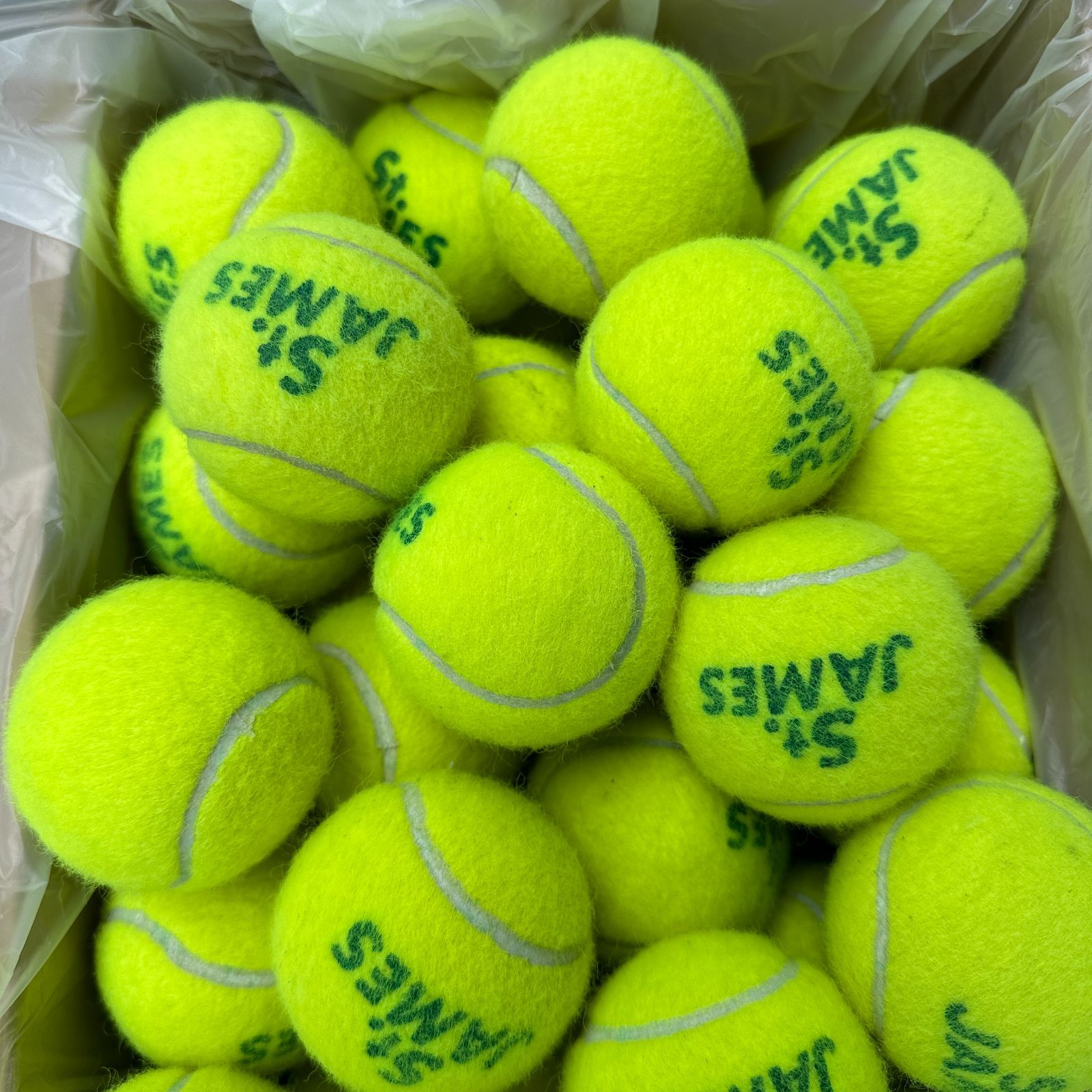 そうまパパ専用 中古テニスボール 1試合使用セントジェームス100球 超