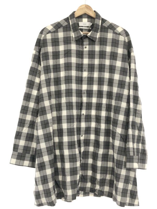 グラフペーパー　ウールチェックシャツ Graphpaper グラフペーパー 20AW Fine Wool Check Oversized