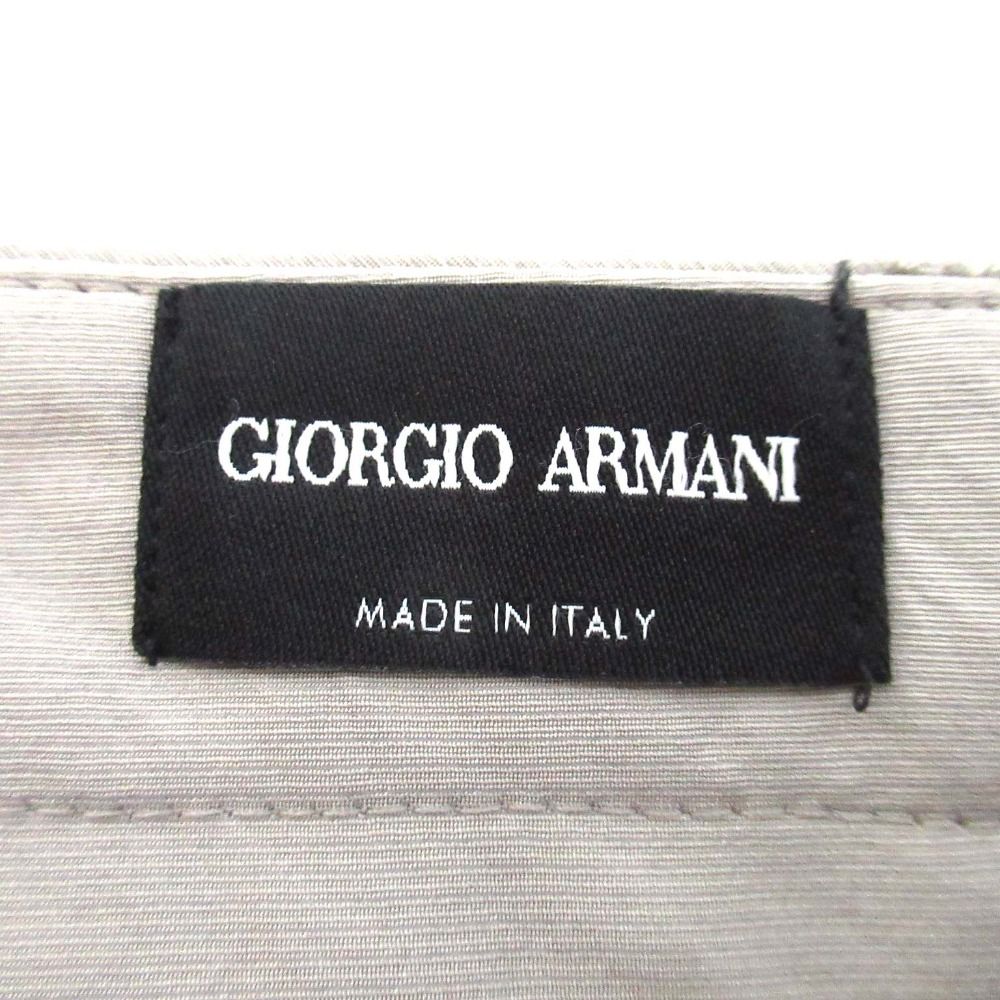 美品 23SS GIORGIO ARMANI ジョルジオアルマーニ シルク スラックス  