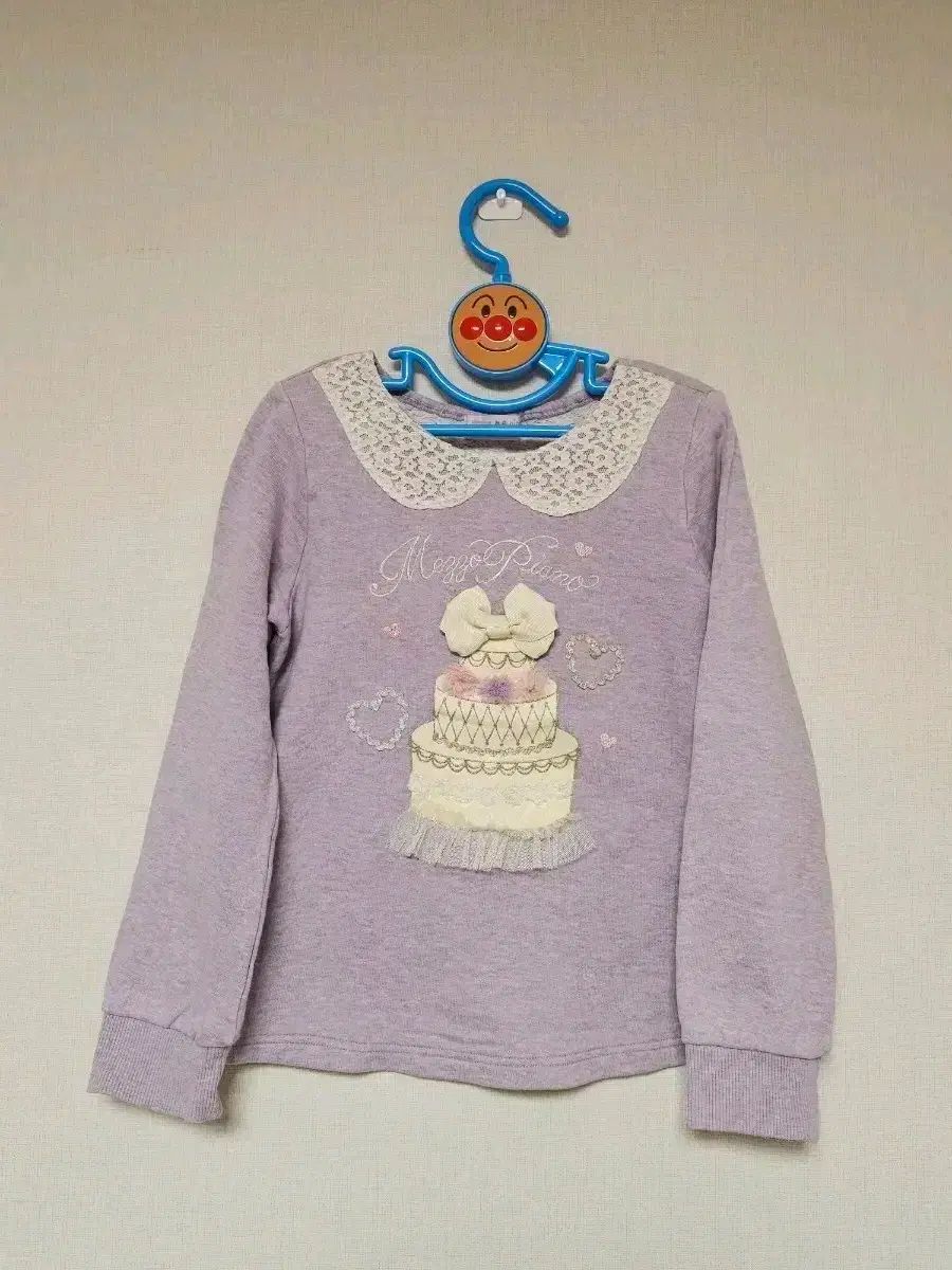 メゾピアノ mezzo piano トレーナー ケーキ 子供服 平成レトロ レア 平成レトロ】メゾピアノ ミミポポ ケーキトレーナー ピンク