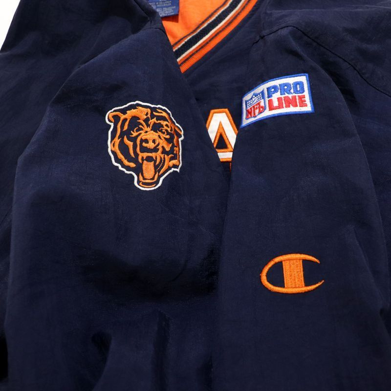 90s NFL vintage Champion シカゴ・ベアーズ PROLINE ナイロン
