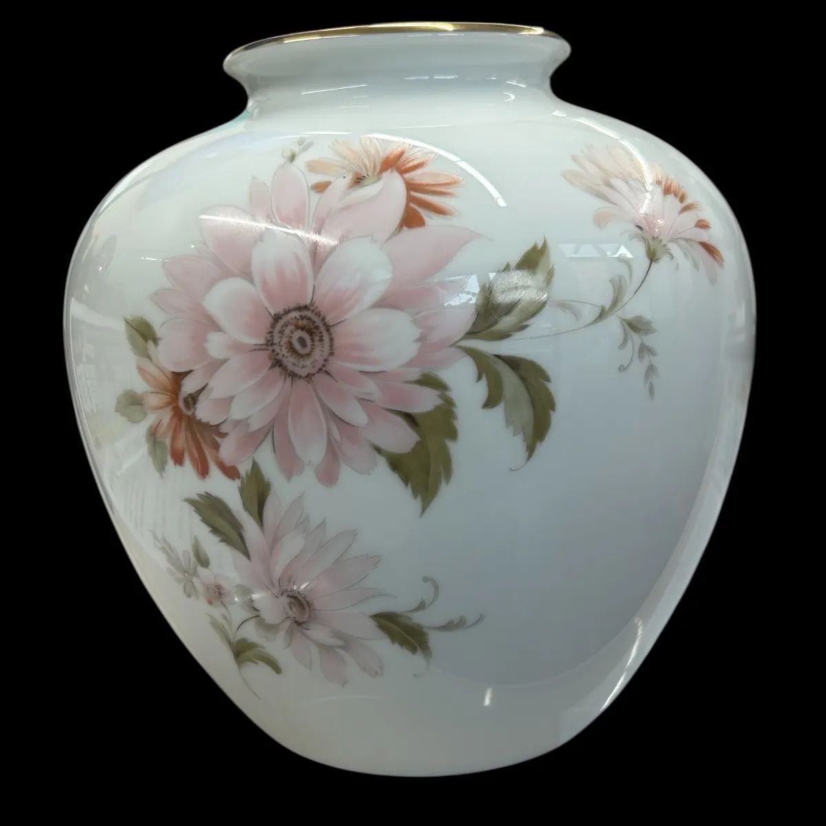 Nittoroyal ニットーロイヤル RC japan Noritake オールドノリタケ 金ライン 花文様 花瓶 花器 フラワーベース 昭和レトロ AL(T)42