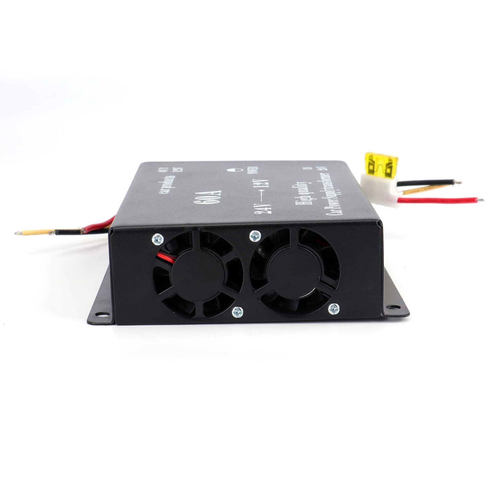 数量限定】デコデコ変換 60A DC電圧変換器冷却ファン付 DC24V