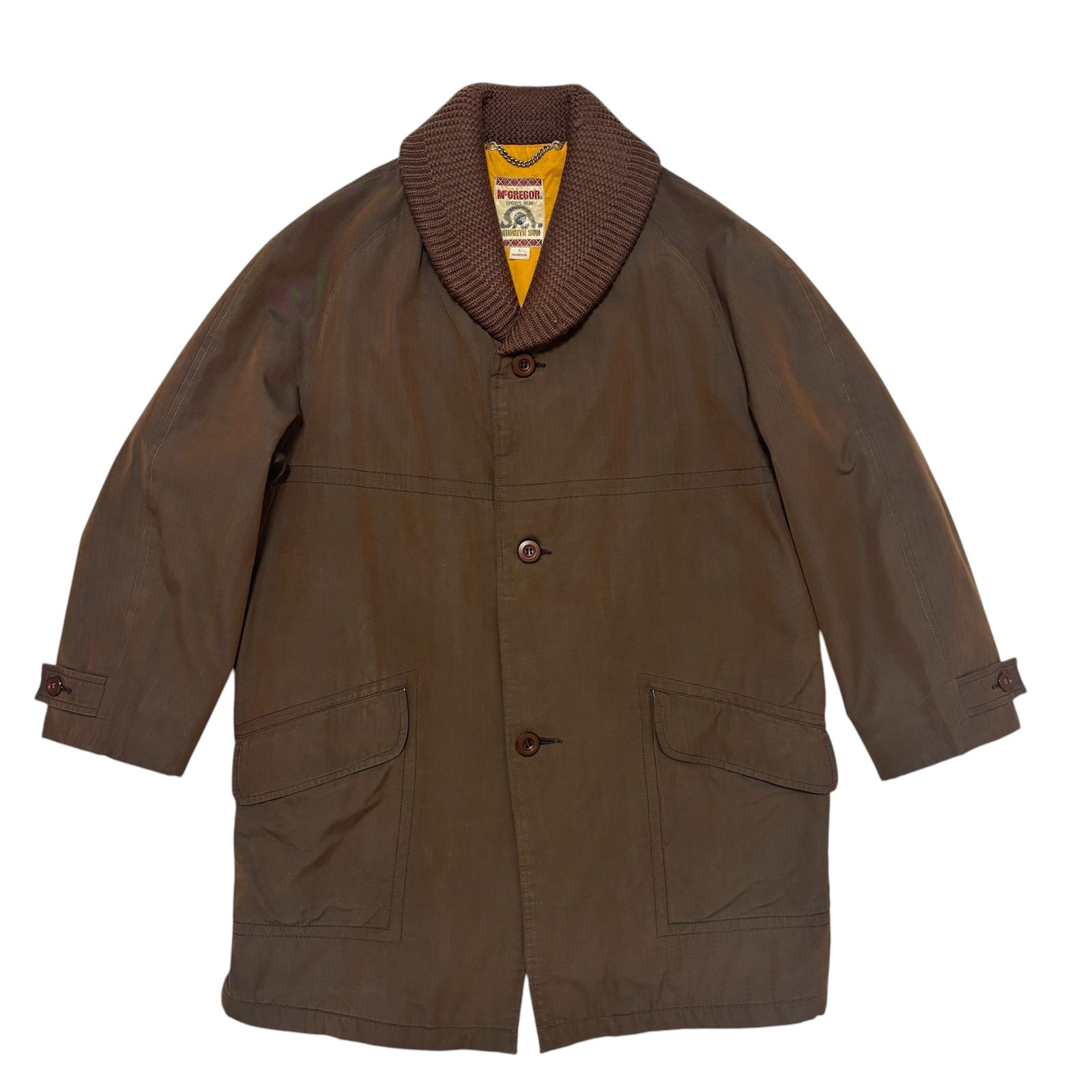 H BEAUTY&YOUTH メルトンベルテッドバルカラーコート OVY H BEAUTY&YOUTH ＜H＞リバーバルカラー ベルテッドコートOVY