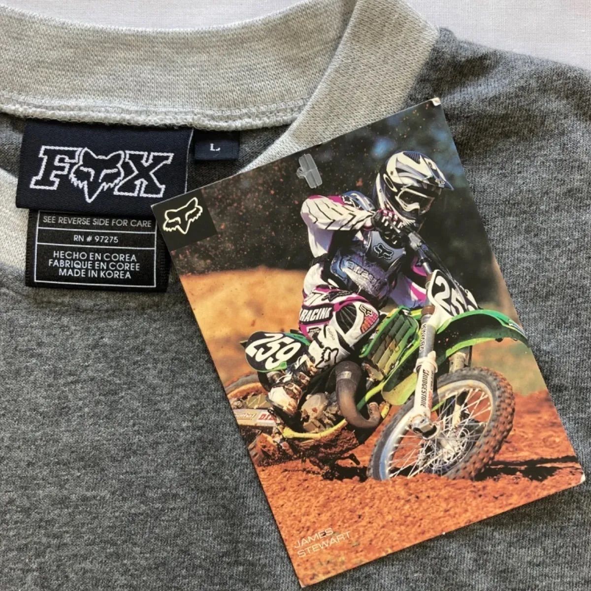 最終値下　90s　Fox Racing　フォックスレーシング　モトクロスシャツ 90s FOX RACING モトクロス レーシングシャツ M - Sixpacjoe Web