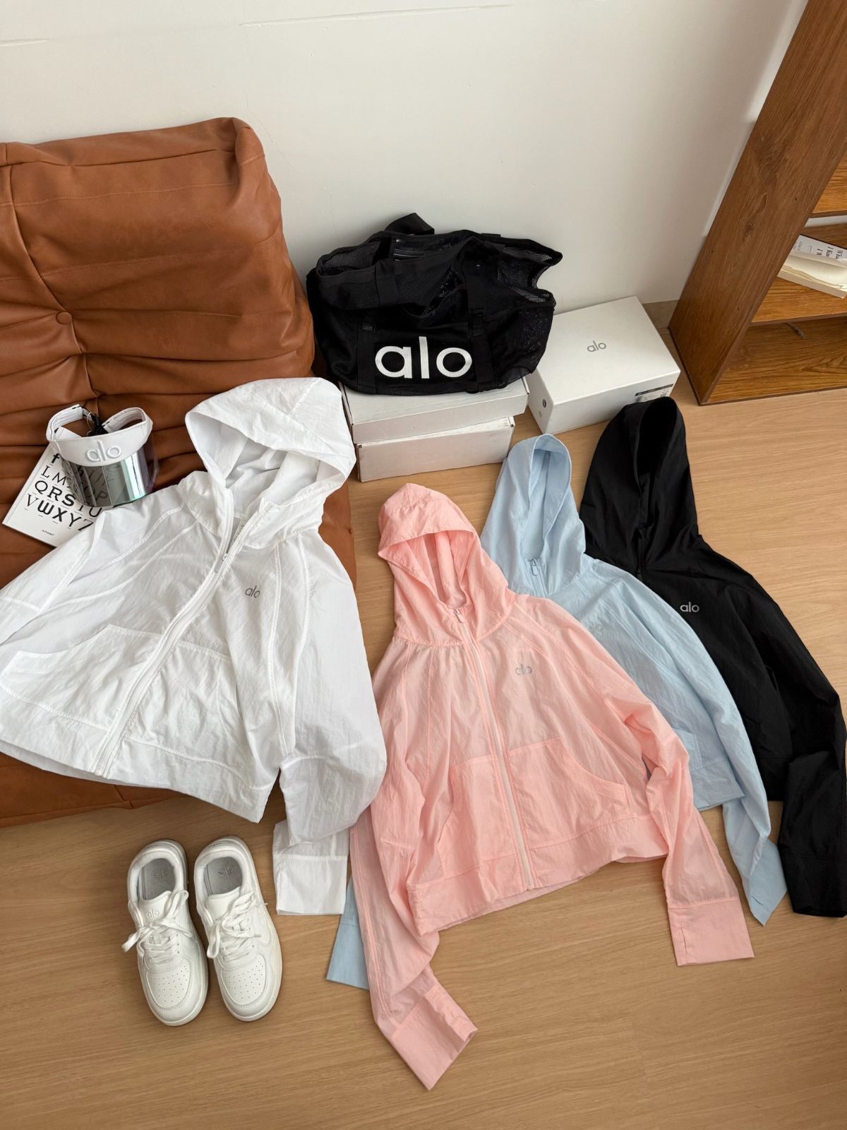 ALO 4色展開 UVカット80 強力紫外線防止 軽量通気性素材で快適な着心地 日焼け防止ジャケット