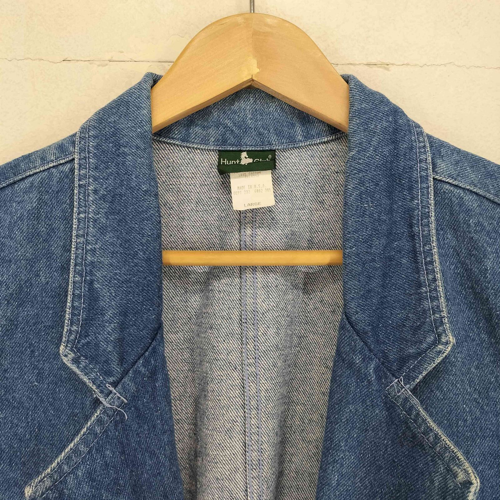 1Bデニムテーラードジャケット レディース