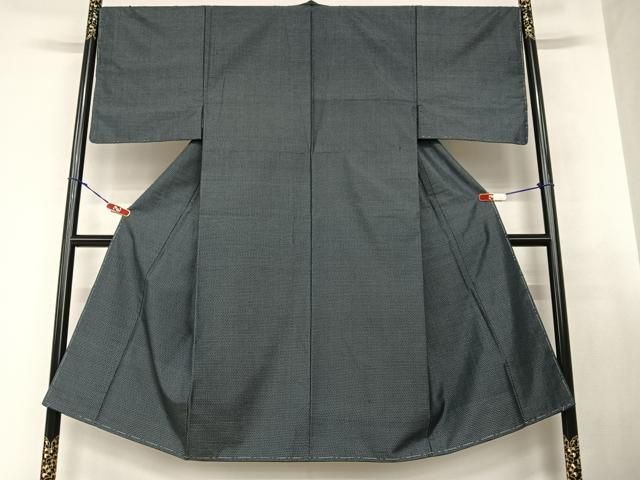 平和屋着物○男性 本場大島紬 アンサンブル 亀甲文様 正絹 逸品