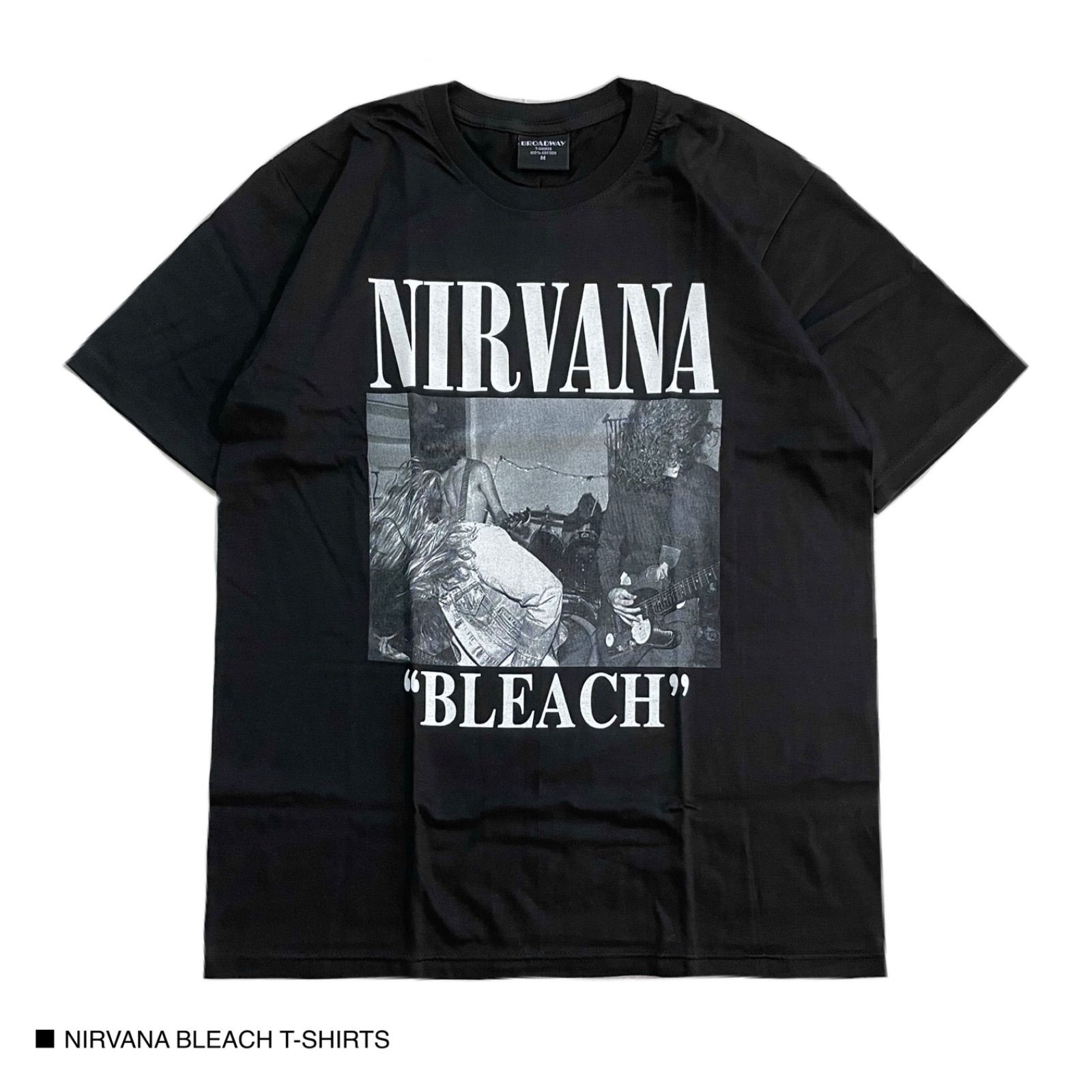 NIRVANA ニルヴァーナ ブラック Tシャツ ロック バンドT アメカジ - メルカリ