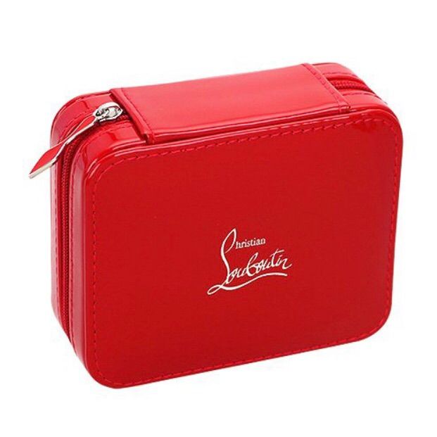 クリスチャンルブタン レッドコスメポーチ