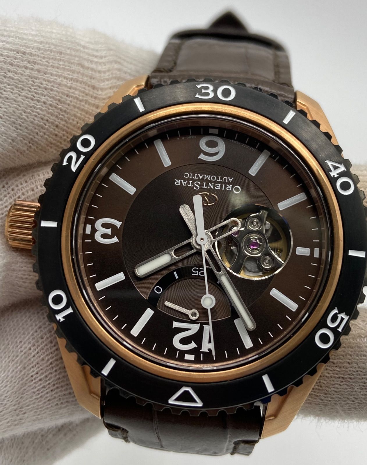 ORIENT オリエント メンズ RK-AT0103Y ORIENT オリエントスター スポーツ 腕時計 セミスケルトン パワー