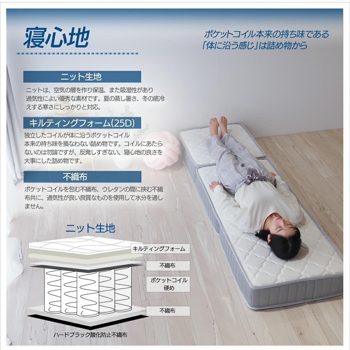 収納に便利 ロール式梱包