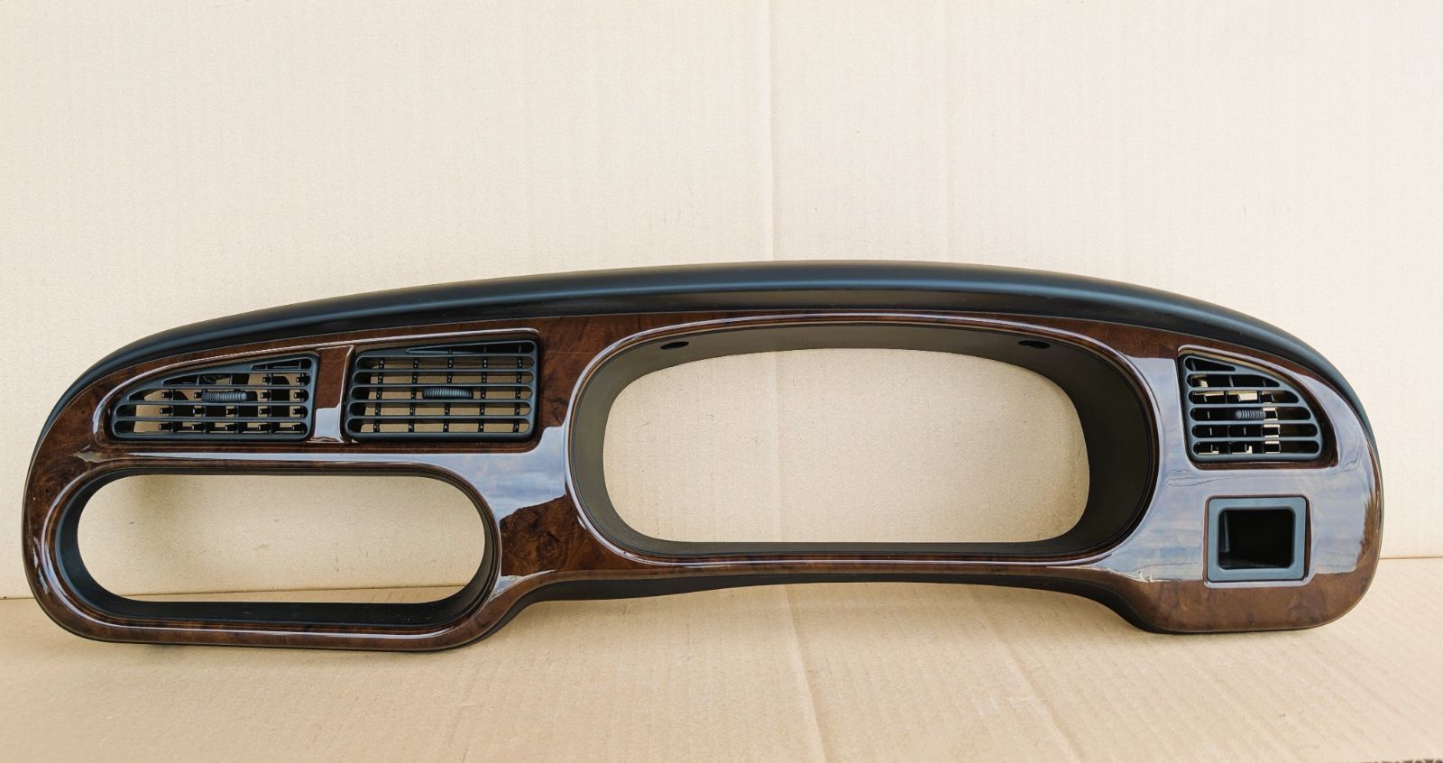 ダイハツ ミラジーノ メーターパネル ウッド調 10552 - メルカリ