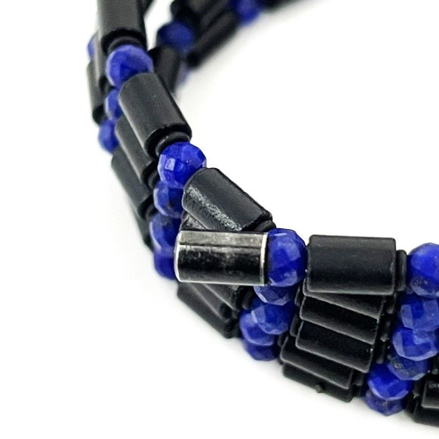 COREFORCE コアフォース ループ ブラック ブルー 70cm ネックレス