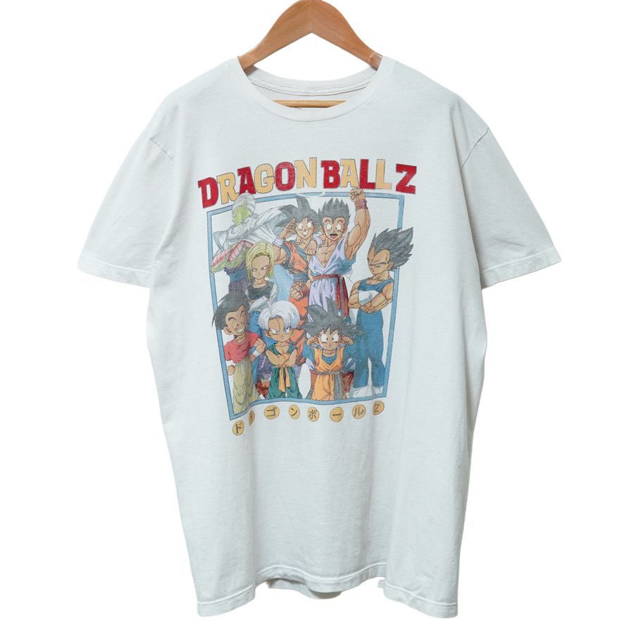 ドラゴンボール 公式 Tシャツ Lサイズ ホワイト 00s ドラゴンボールZ 