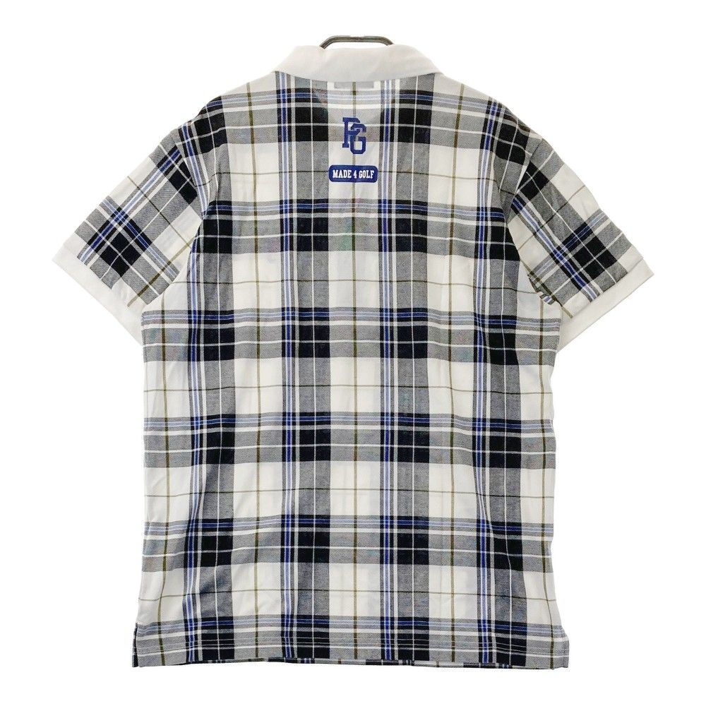 PEARLY GATES 6 ポロシャツ チェック柄 ゴルフ 半袖 千鳥柄 サイズ：6