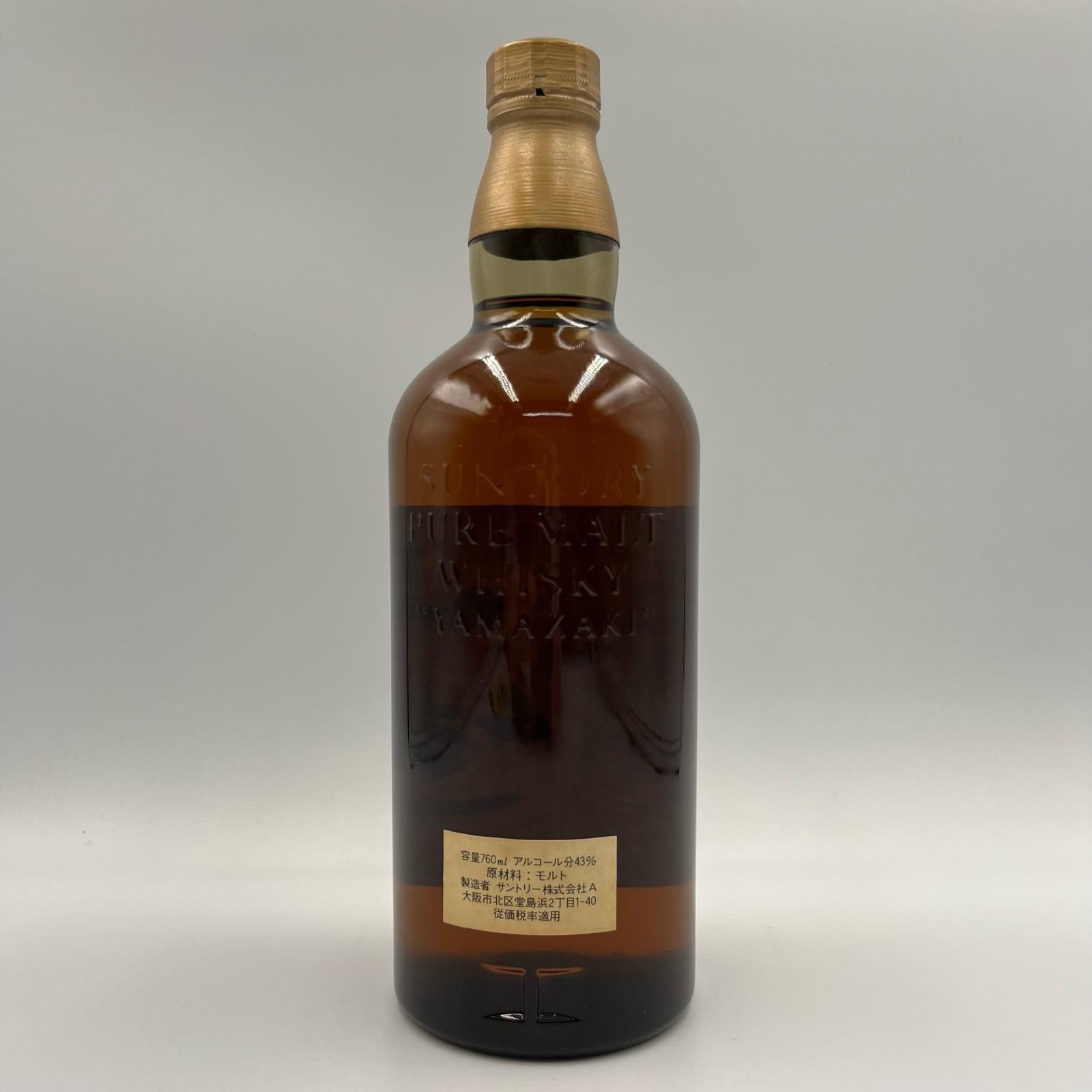 未開栓ウイスキー　サントリー山崎　向獅子　特級　760ml アルコール43% 未開栓】サントリー 山崎 12年 ピュアモルト 向獅子 特級 760ml