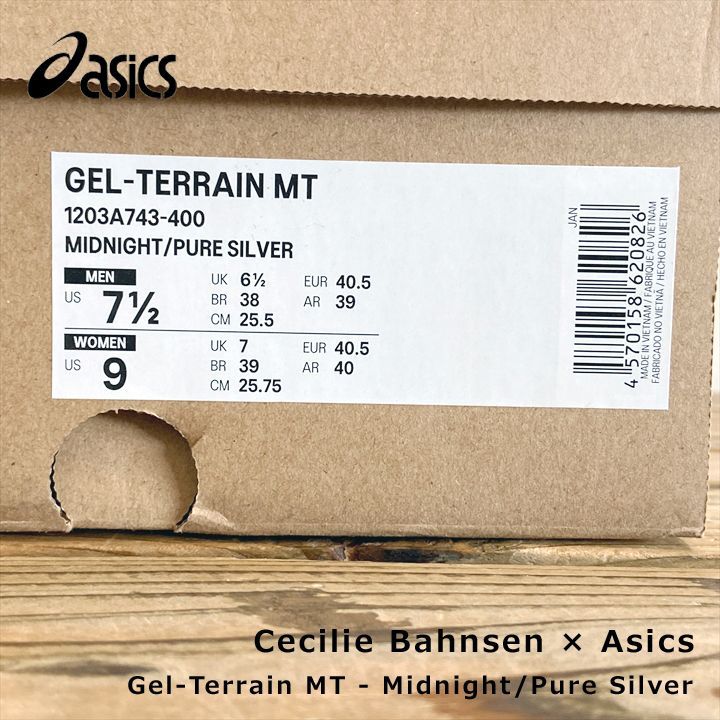 Cecilie Bahnsen × Asics☆Women's Gel-Terrain MT 〝Midnight