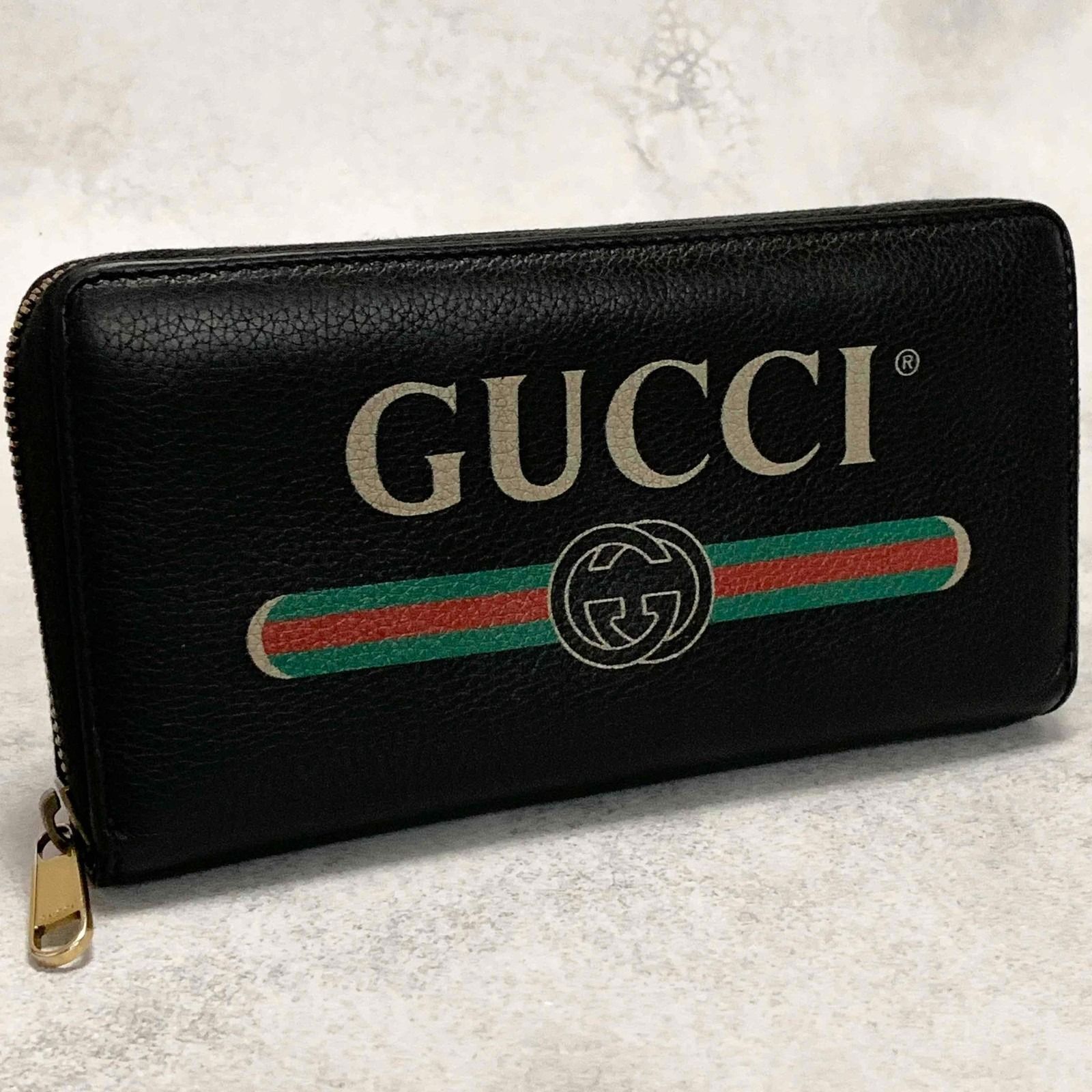 【GUCCI】グッチ　長財布　財布　シェリーライン　✨美品✨ 美品 GUCCI グッチ ラウンド長財布 ヴィンテージロゴ シェリー