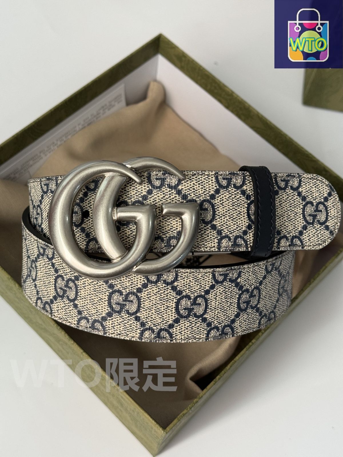 GUCCI オールドグッチの ダブルGロゴのレディースベルト GUCCI グッチ オールドグッチ GG柄 ダブルG ベルト P27812V