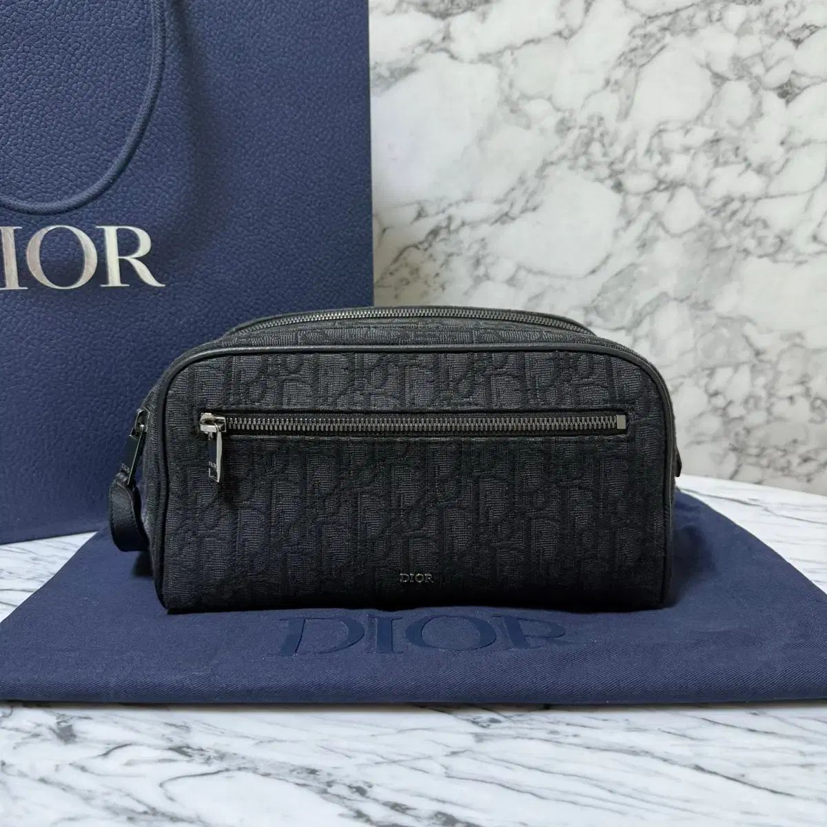 Dior ディオール オブリーク トイレタリー ポーチ バッグ