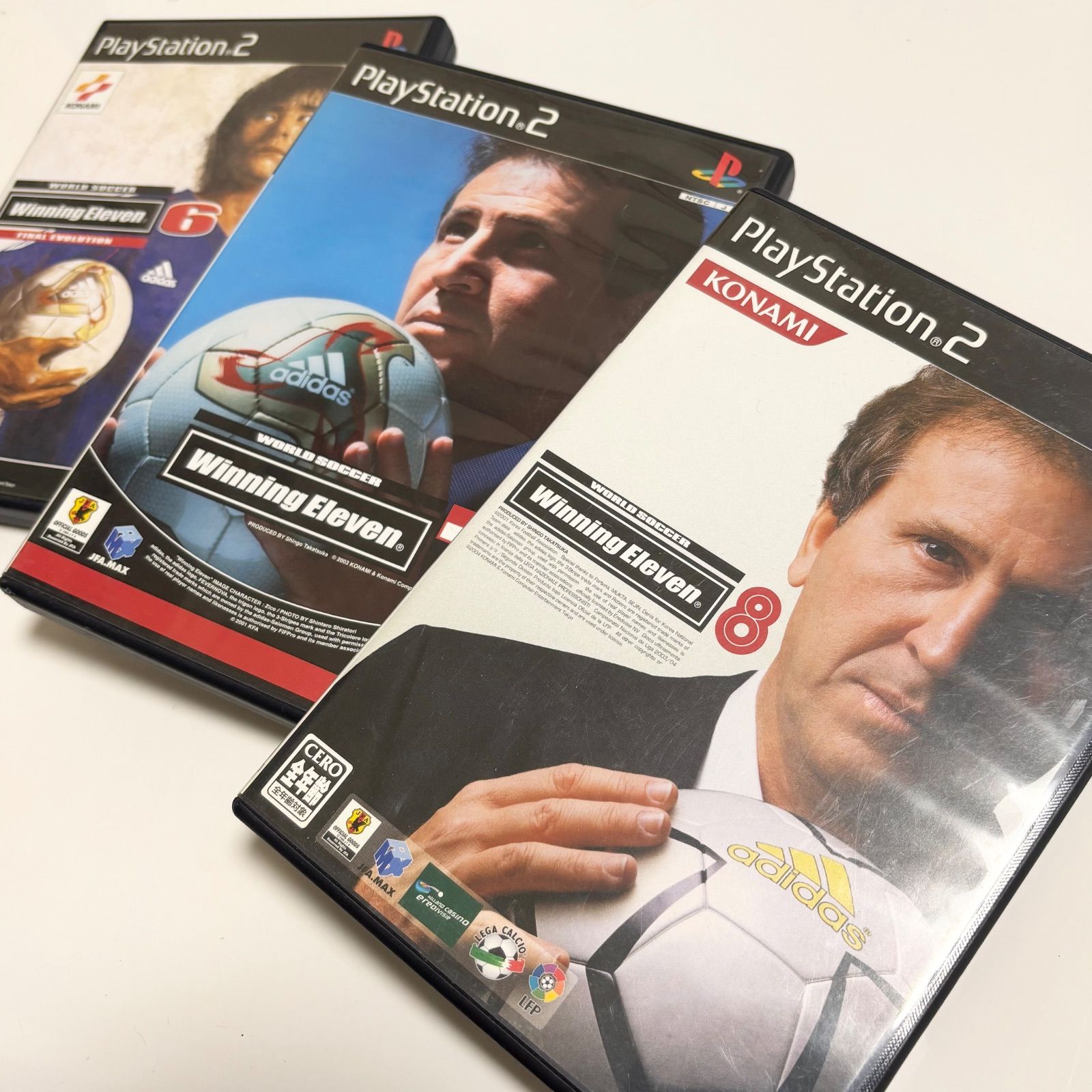 送料無料】KONAMI/コナミ/PlayStation2/プレイステーション2/プレステ2/ゲームソフト/Winning  Eleven6/Winning Eleven7/Winning Eleven8/ウイニングイレブン/ウイイレ/中古品/3点セット - メルカリ