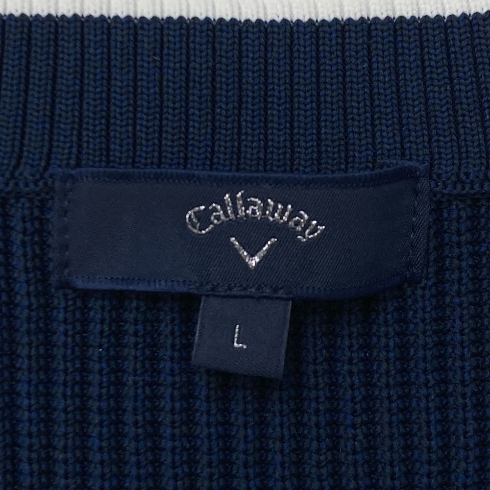 サイズ：L CALLAWAY キャロウェイ Vネック ニットベスト