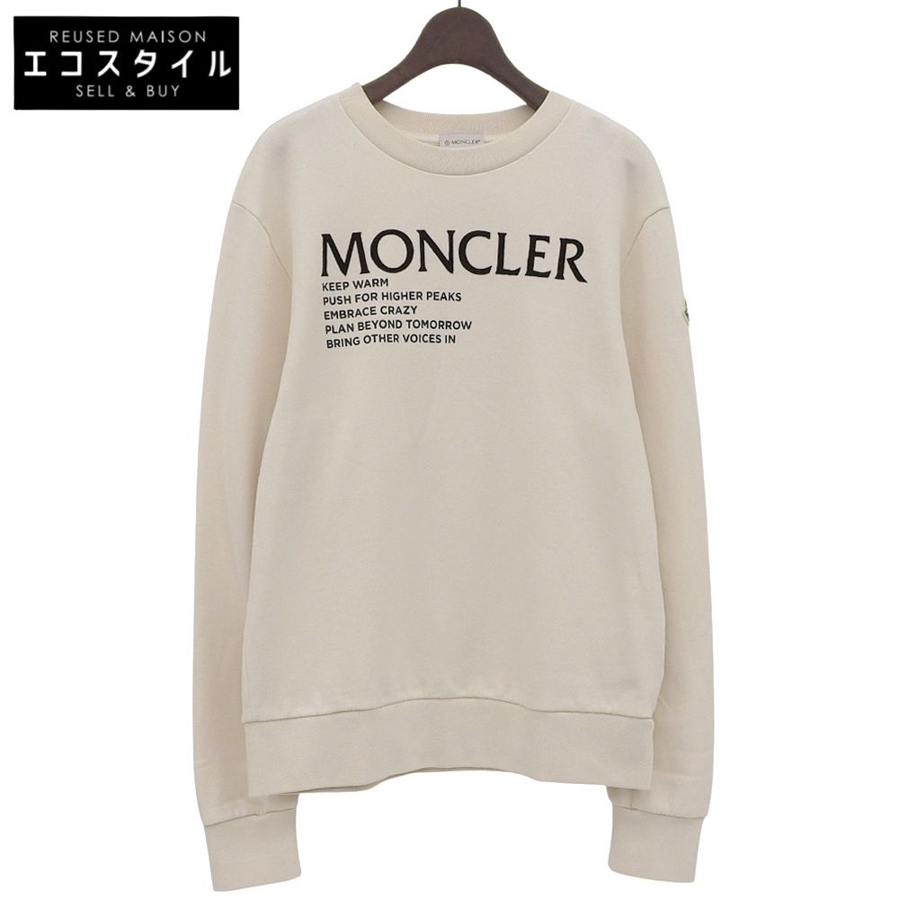 MONCLER モンクレール MAGLIA ロゴロレーナー トップス メンズ アイボリー S 21年 S