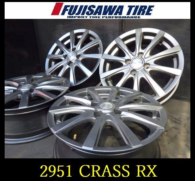 2951 B▲ ▲GRASS RX ホイール▲15x5.5J 4穴 PCD100 42▲4本