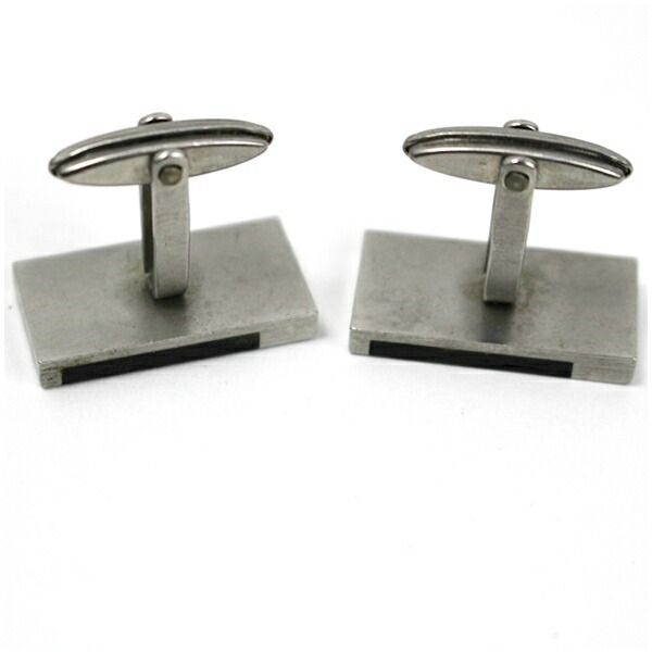 未使用 モンブラン カフス シルバー montblanc MONTBLANC カフリンクス