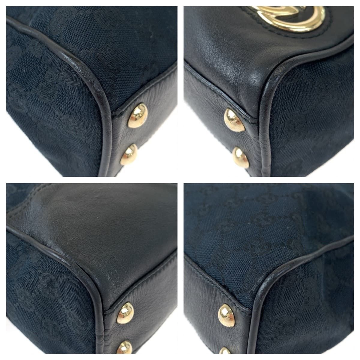 美品 GUCCI グッチ ニューブリット インターロッキング シェリー