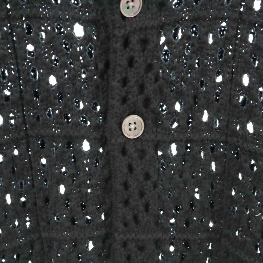 STUSSY (ステューシー) 22SS Crochet Shirt クロシェニット半袖シャツ