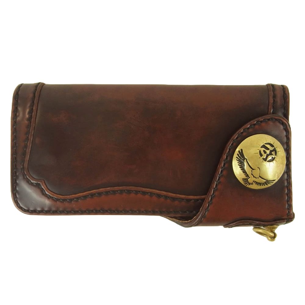 ビーズ屋公ちゃん　レザー ウォレット　長財布 ビーズ屋公ちゃん 長財布