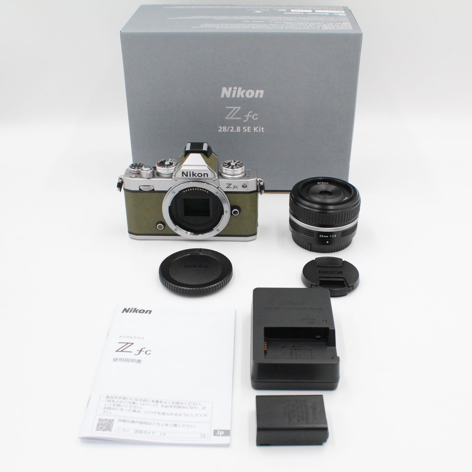 張替サービス品（オリーブグリーン）】、ショット数5168回、元箱付き。☆新品級☆ Nikon ニコン Z fc Z 28mm F2.8（Special  Edition）レンズキット プレミアムエクステリア張替済み - メルカリ