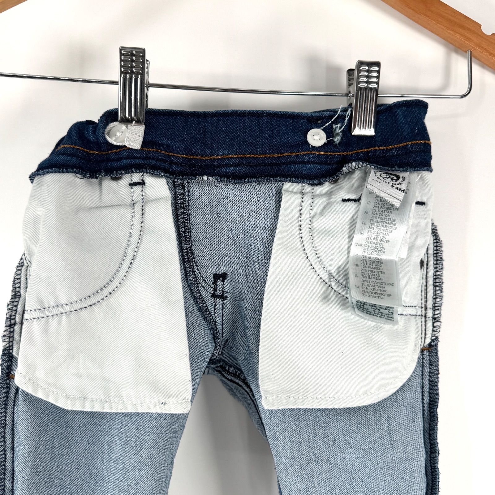 DIESEL キッズ ジーンズ 24M 90㎝ ディーゼル 子ども用 古着 RN74299 