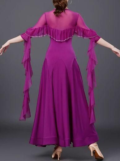 社交ダンスドレス スタンダードドレス 競技 節約 デモ用 ルンバ