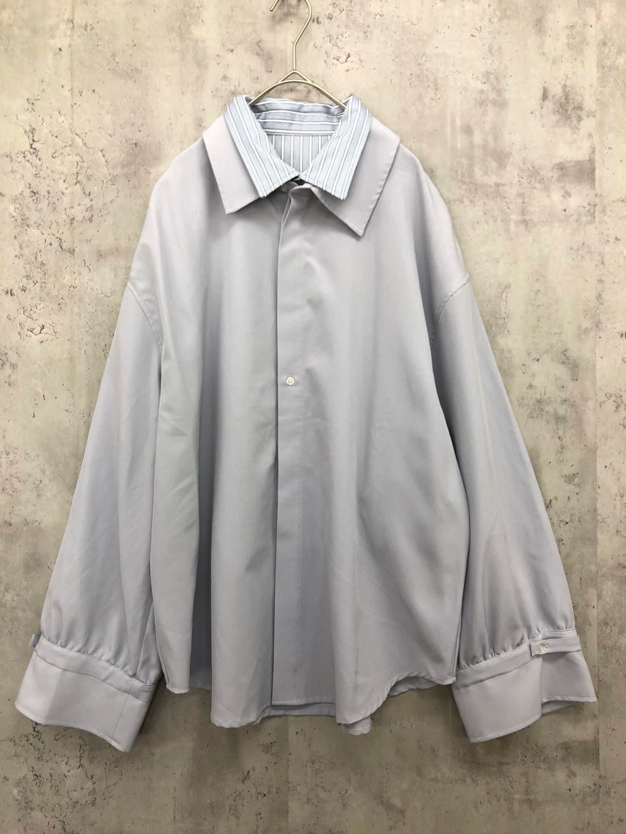 あの ALAND コラボ シャツ ストライプ ブルー あのちゃん あのちゃん】あの「僕が着たい服を作りました」。韓国発セレクト