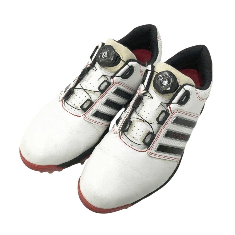 ADIDAS GOLF アディダスゴルフ Q47060 ゴルフシューズ TOUR 360 X BOA ボア  ホワイト系 25.5 [240101378738] ゴルフウェア メンズ ストスト