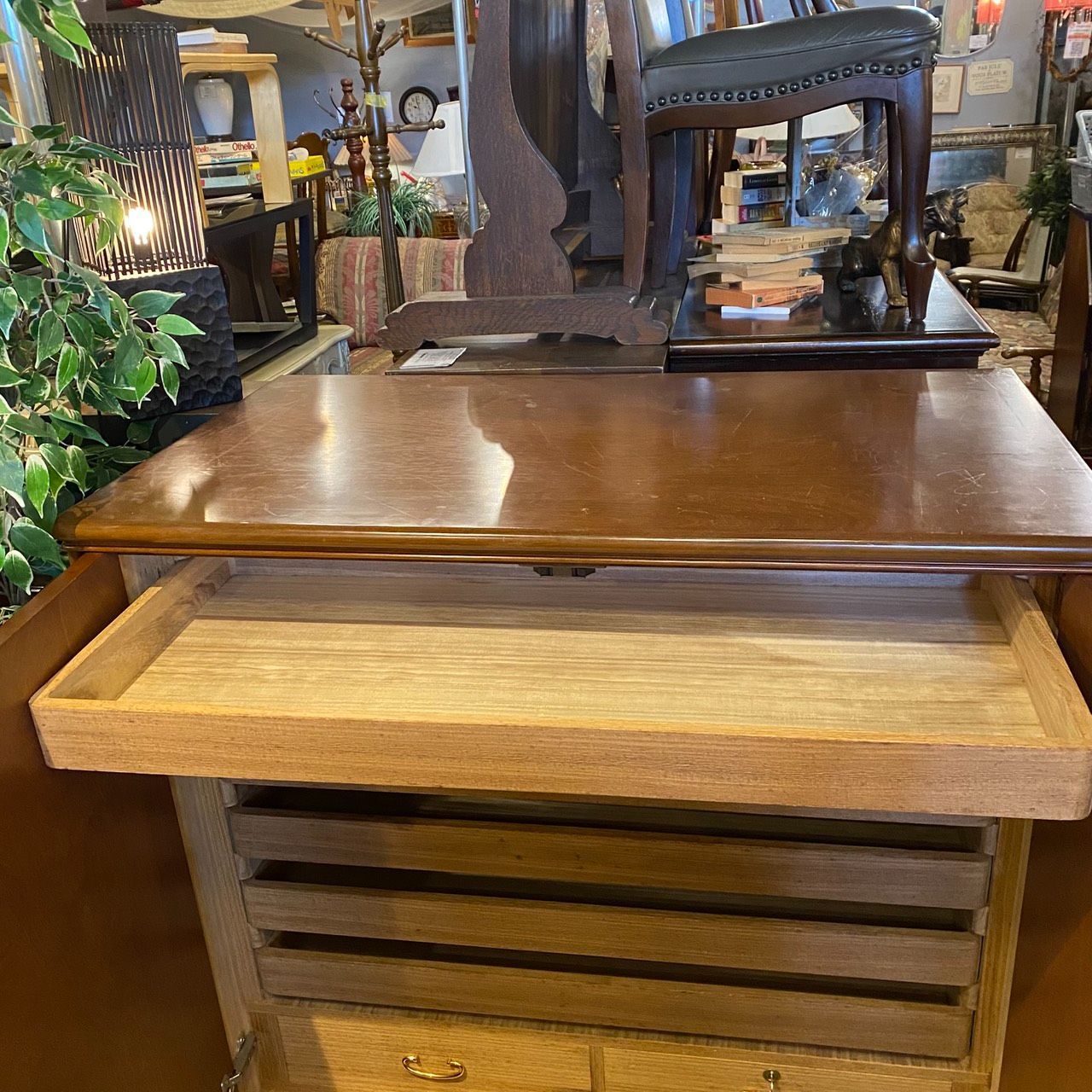 和モダン桐チェスト