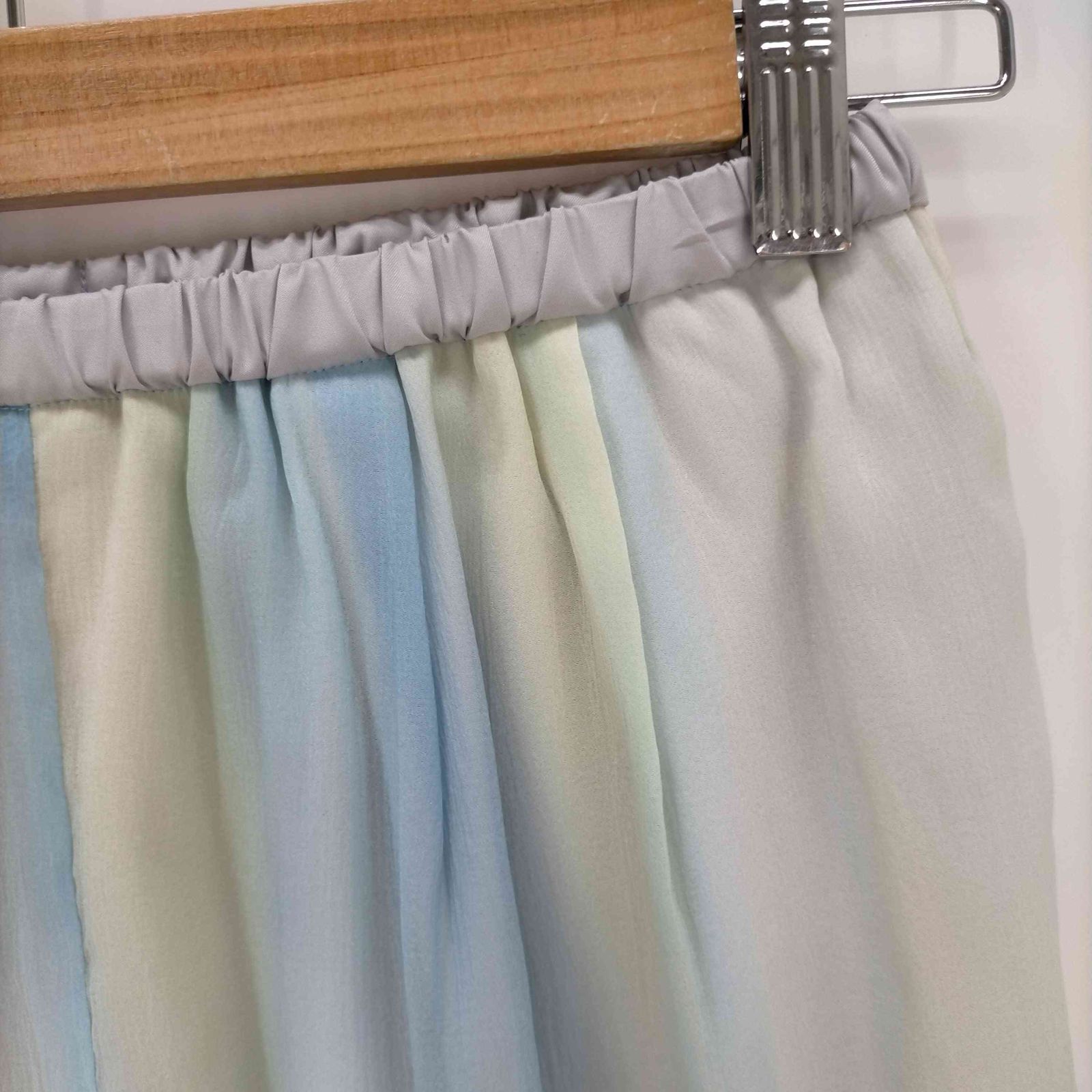 エストラータ STRATA グラデーションマーブルイージーパンツ