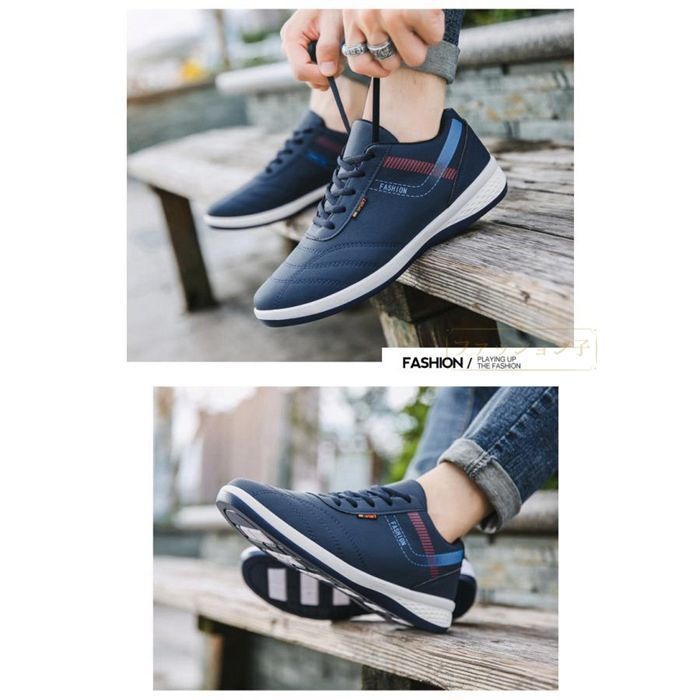 スニーカー ゴルフシューズ 靴 メンズ おしゃれ スパイクレス 幅広