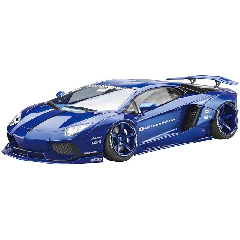 青島文化教材社(AOSHIMA) 1/24 リバティウォークシリーズ No.18 LBワークス ランボルギーニ アヴェンタドール Ver.2 プラモデル