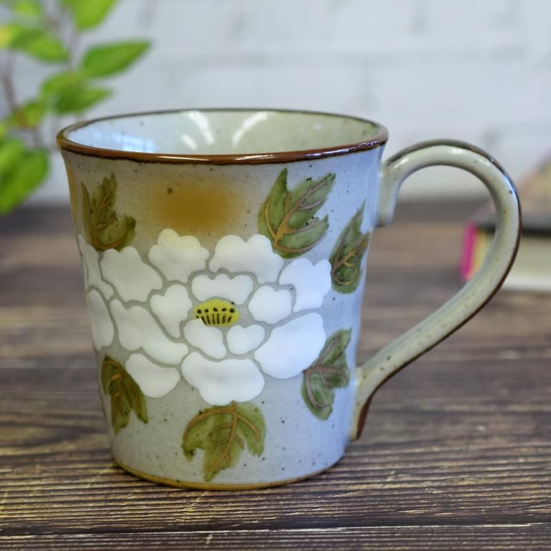 湯呑み ペア おしゃれ 九谷焼 夫婦湯呑み 吉田屋牡丹 湯呑み茶碗 陶器 ブランド 和食器 日本製