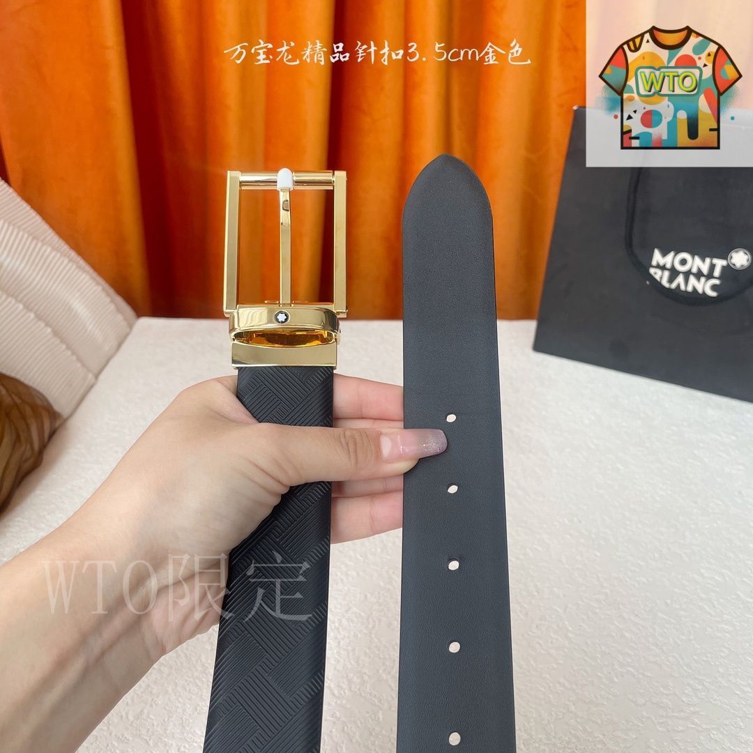 今日WTO】Montblanc ジェントルマンレザーベルト-1-SE31 - メルカリ