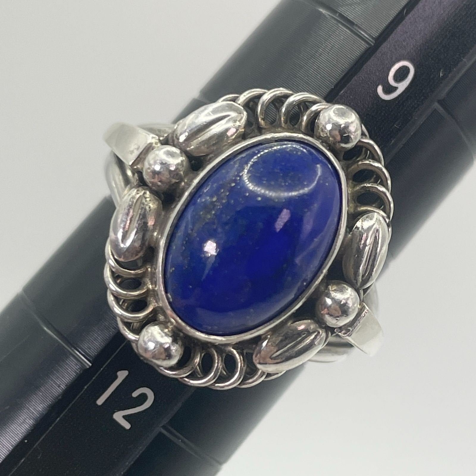 ヴィンテージ ジョージジェンセン 1A リング ラピスラズリ/24-4456