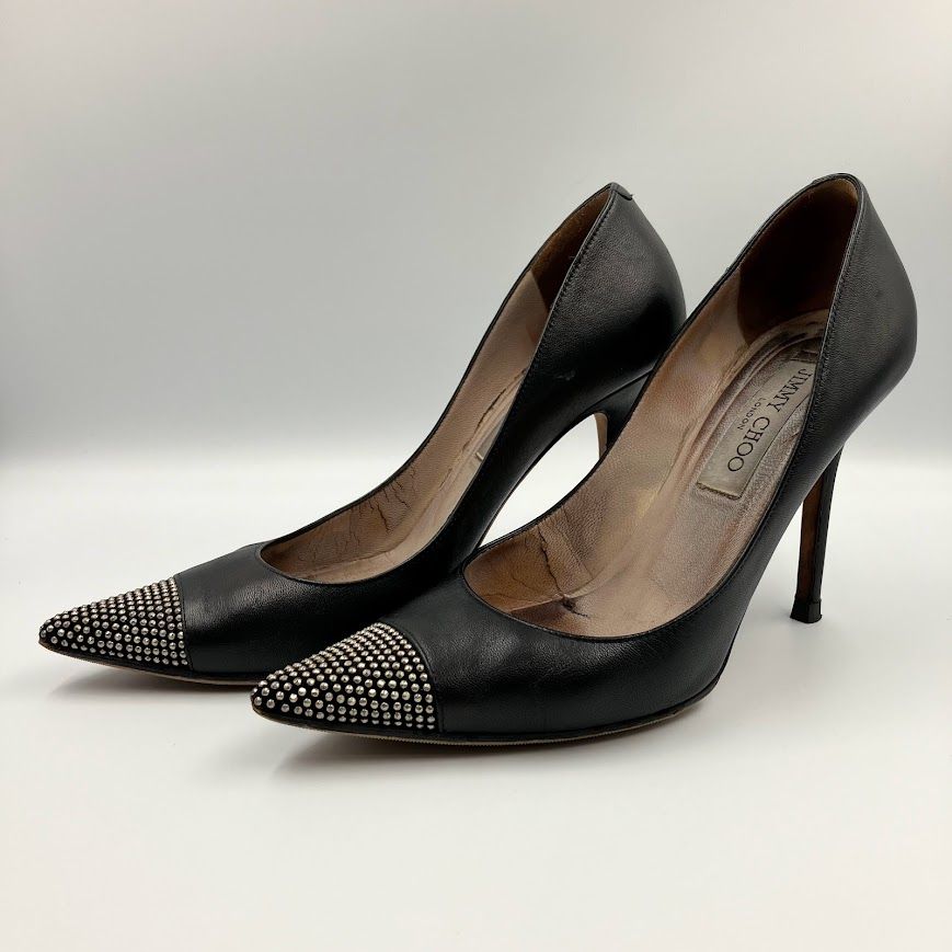JIMMY CHOO ジミーチュウ size36ハーフ パンプス｜ファッション