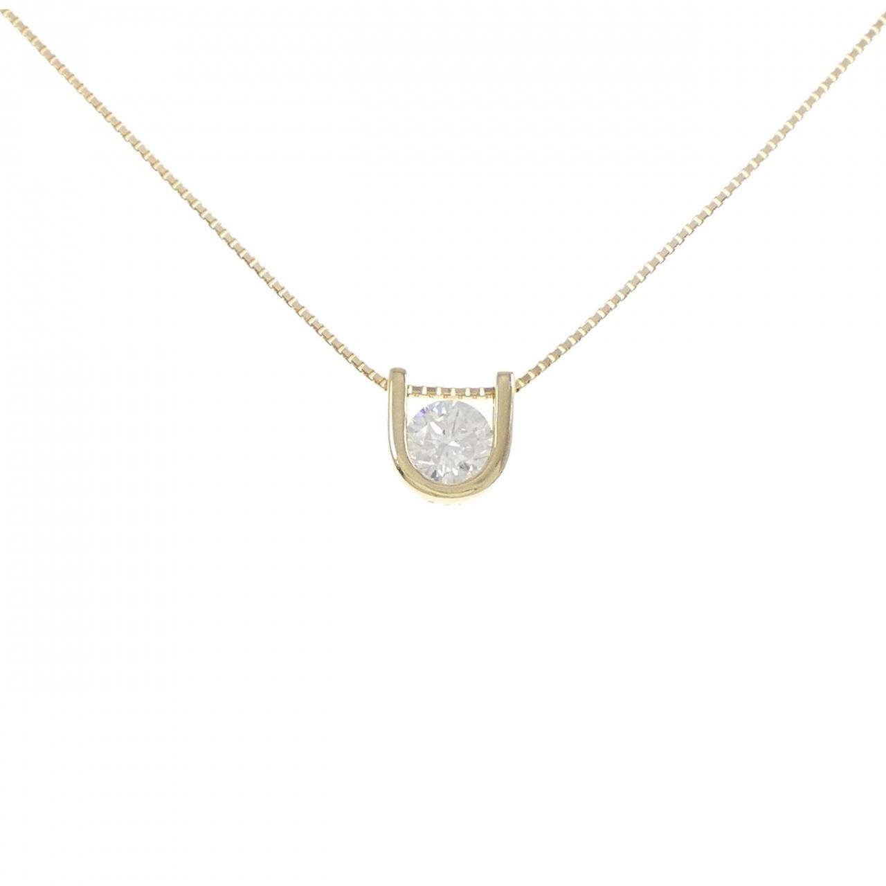 750YG|K18YG ダイヤモンド ネックレス 0.71CT