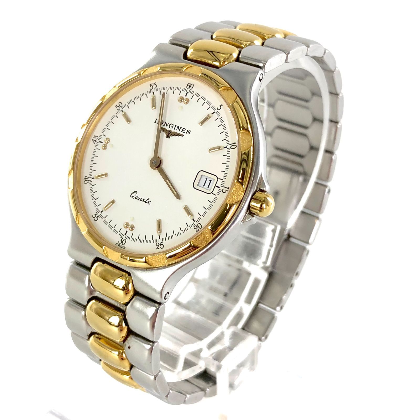 LONGINES ロンジン Couquest コンクエスト デイト メンズ腕時計 L1 