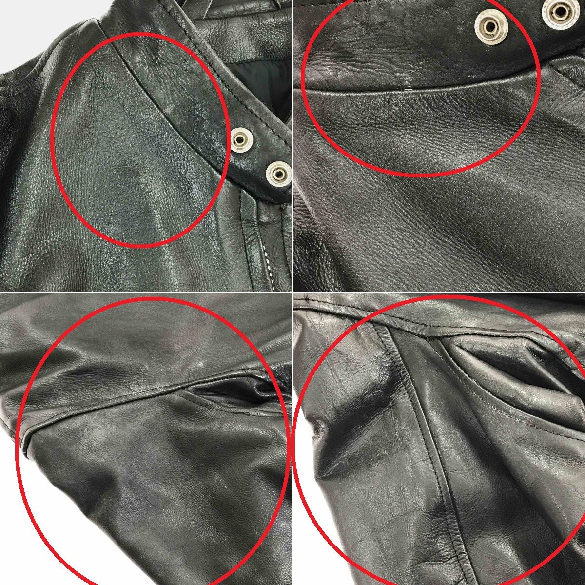 WINGS OVER U.S.A シングルライダースジャケット ブラック サイズ40 30